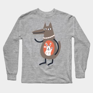 Wolf Yummie Bunny Long Sleeve T-Shirt